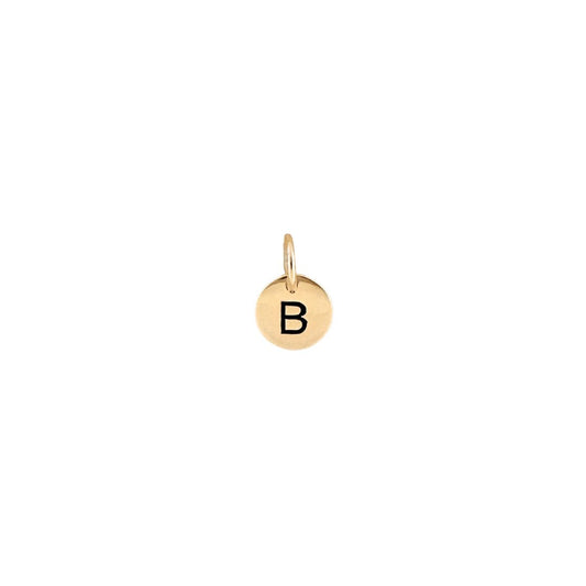 Letter B Pendant Gold